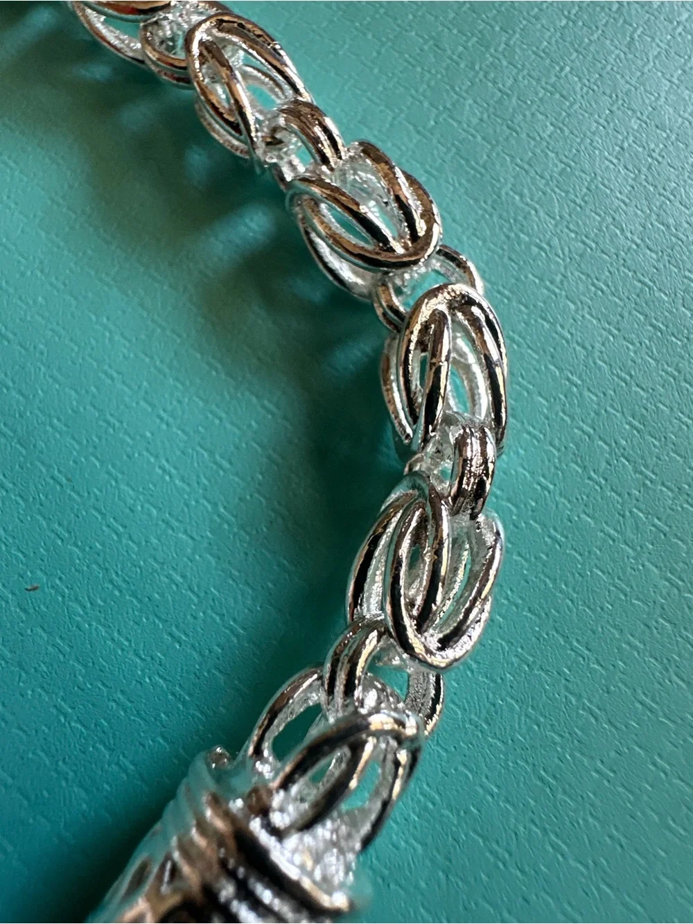 Vintage Stackable Byzantine Link Bracelet